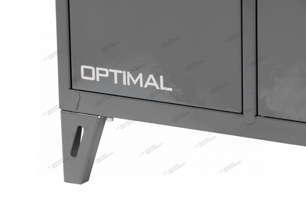 Верстак слесарный трехтумбовый, 3 серые створки OPTIMAL NW303 7012/7015