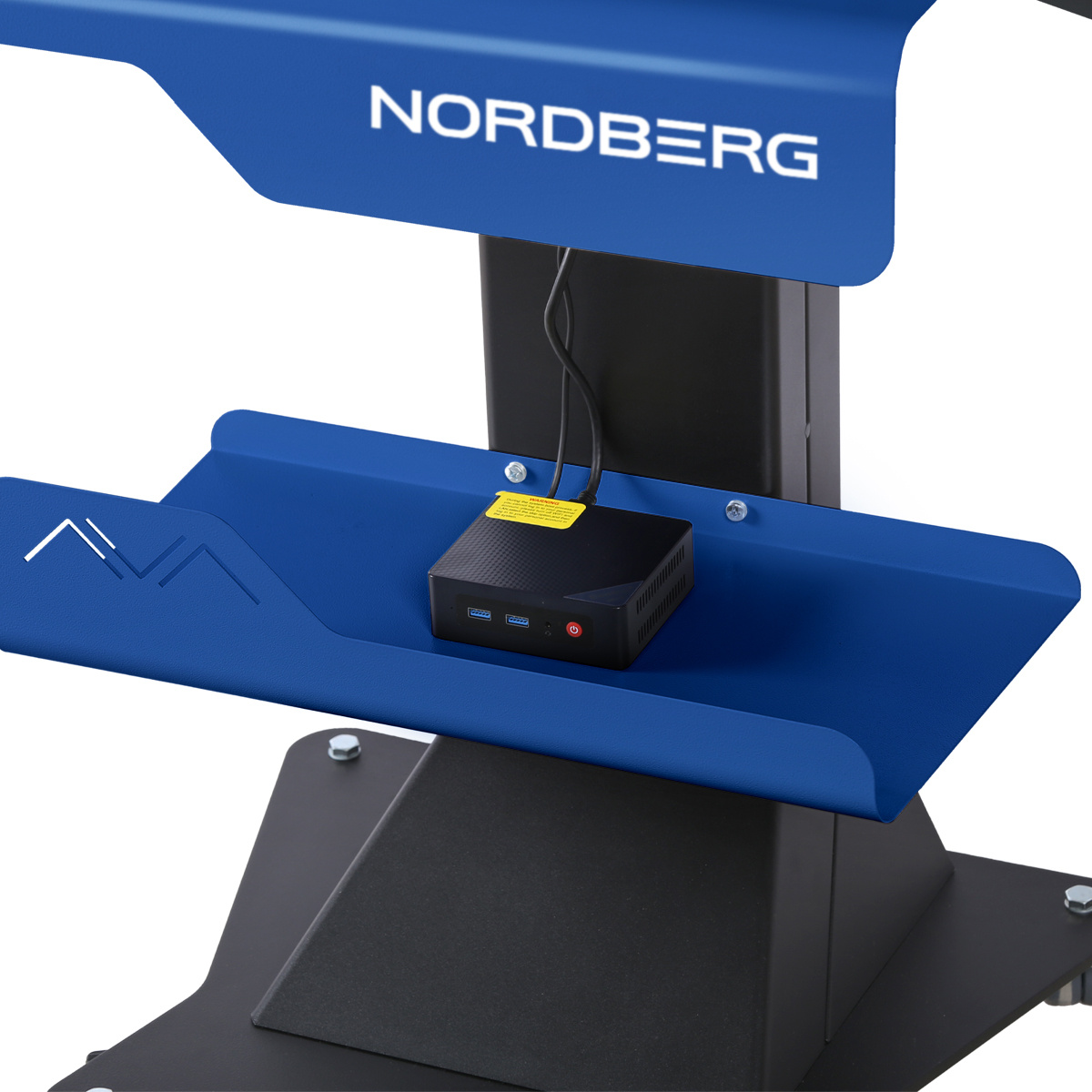 Стенд сход-развал 3D настенный, без колонны NORDBERG C802-C_синий