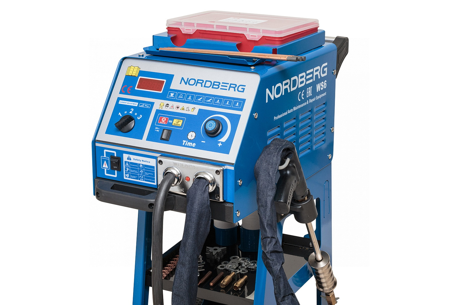 Аппарат сварочный, споттер, 220V NORDBERG WS6
