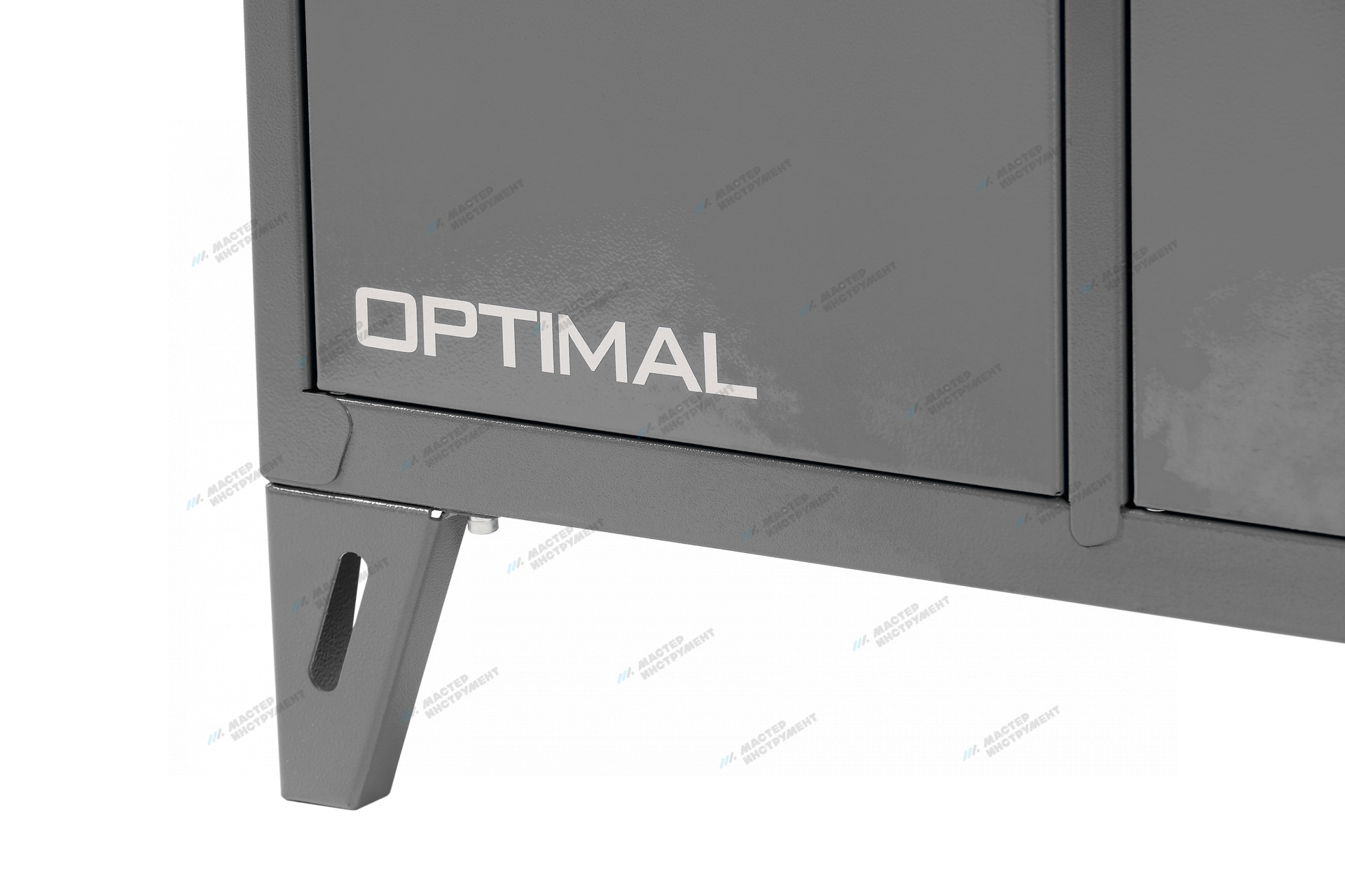 Верстак слесарный трехтумбовый, 2 серые створки OPTIMAL NW302 7012/7015