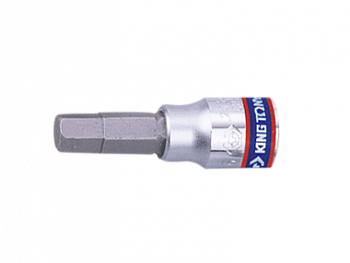 Насадка (бита) торцевая  KING TONY 203506 HEX 1/4” L=37мм 6 мм