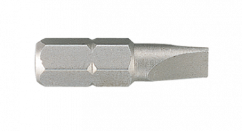 Насадка (бита) KING TONY 102505S1 slotted 1/4" L=25мм 5х0.8 мм