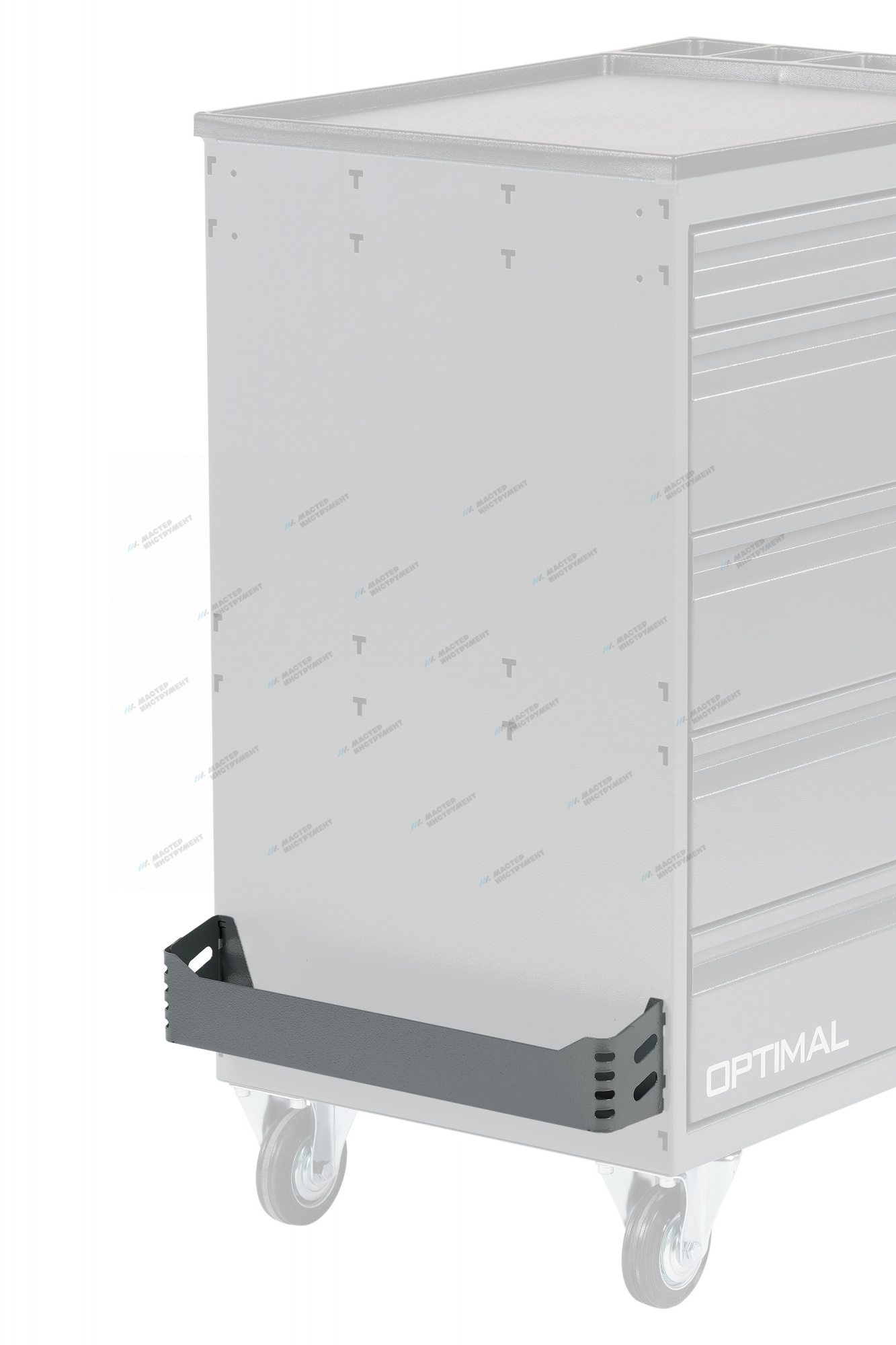 Карман универсальный 450х75х90 серый NWS2