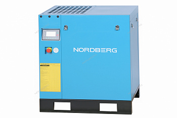 Компрессор винтовой, 7,5 кВт, 10 бар, 900 л/мин, IP55, без ресивера NORDBERG NCC10
