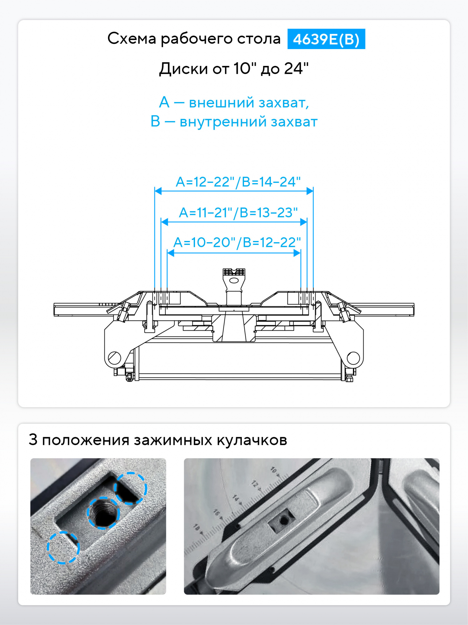 Станок шиномонтажный полуавтомат, двухскоростной, 380 В, синий NORDBERG 4639E(B) 380