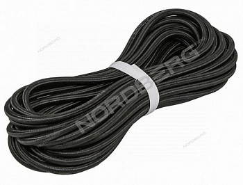 Шланг топливный резиновый в оплетке 10мм, бухта 15м. NORDBERG H1015NBR-BR_15
